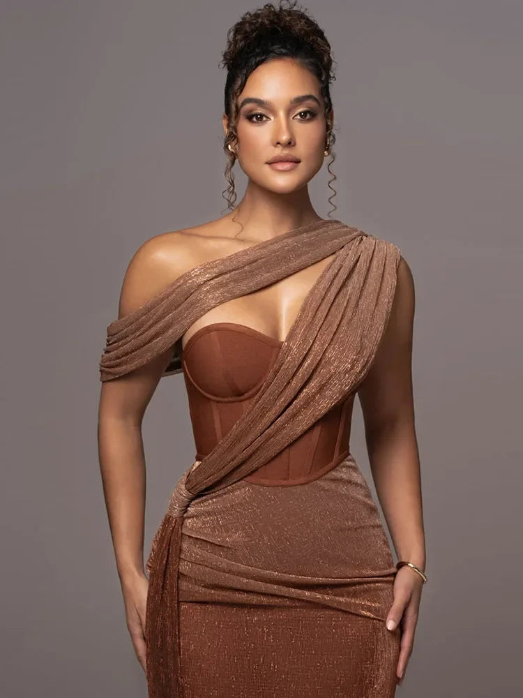 Nicole | Women's One-Shoulder Evening Dress