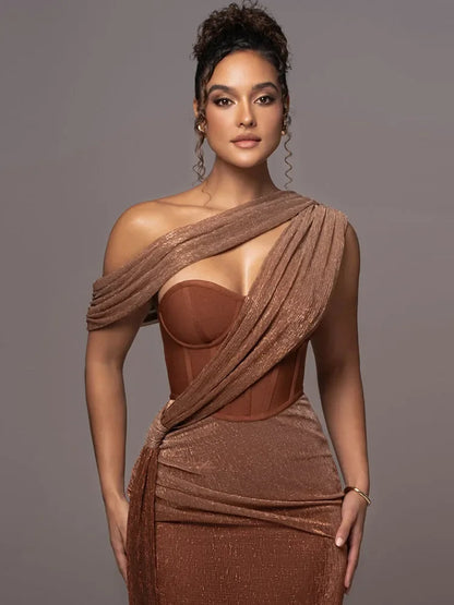 Nicole | Women's One-Shoulder Evening Dress