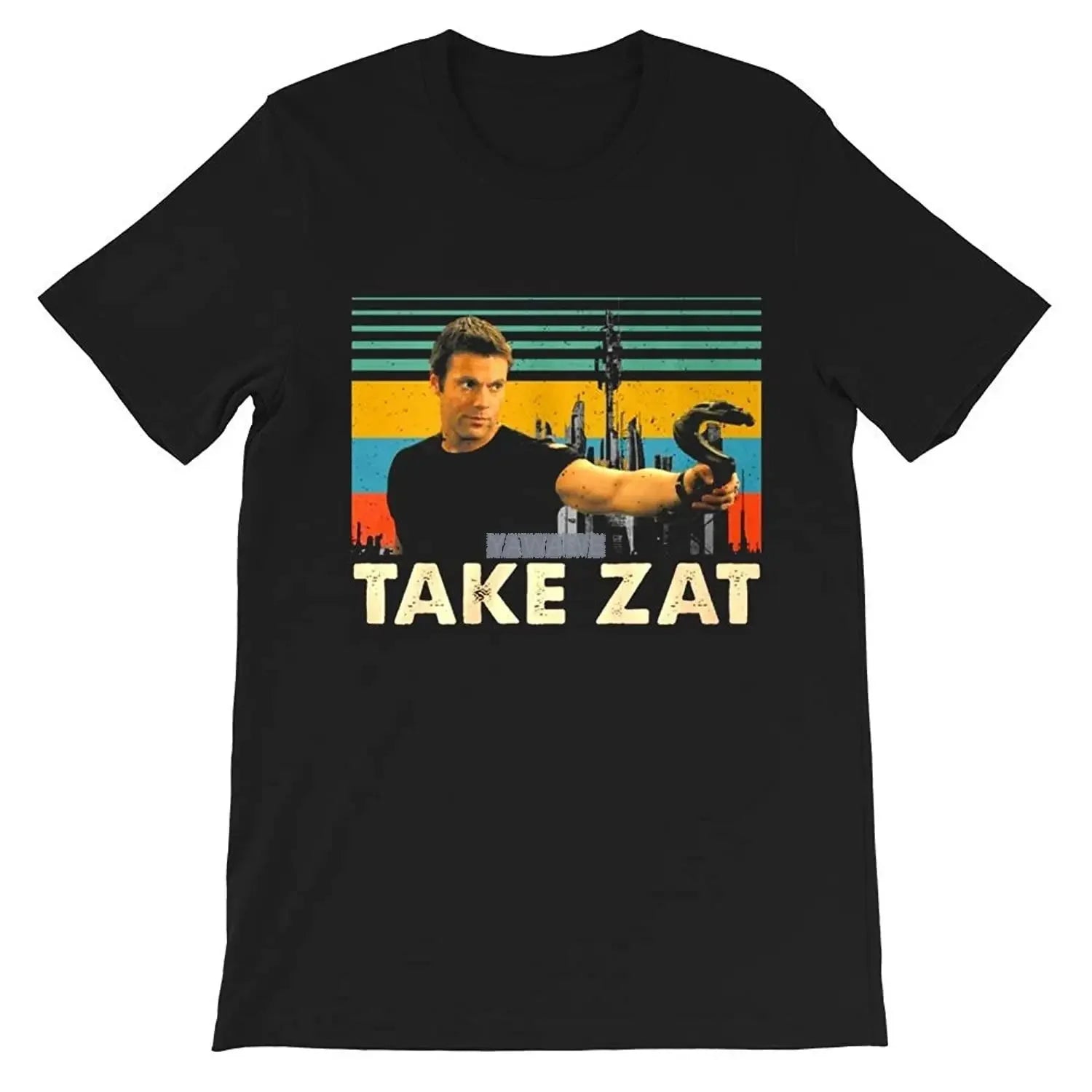 Vintage Retro 'Take Zat' Graphic T-Shirt Classic Movie TV Show Film Gift for Women Milanni Fashion