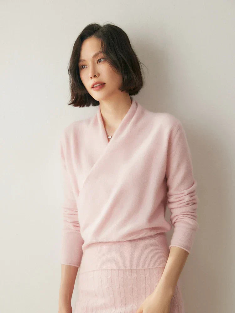 Laura | Women's Wrap Cozy Soft Sweater