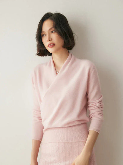 Laura | Women's Wrap Cozy Soft Sweater