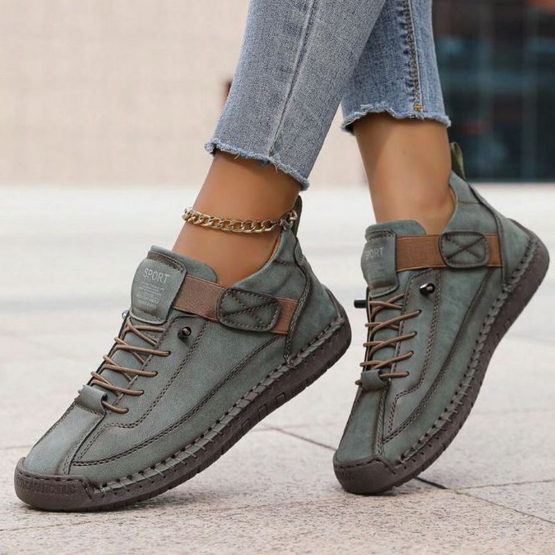 Andrea | Women's Casual Lace-Up Platform-Sneakers