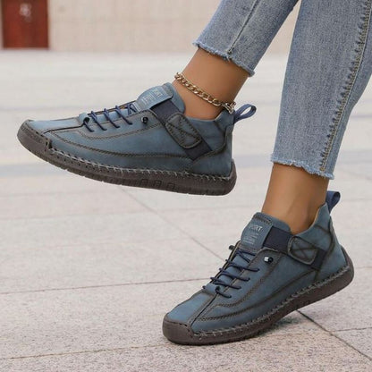 Andrea | Women's Casual Lace-Up Platform-Sneakers