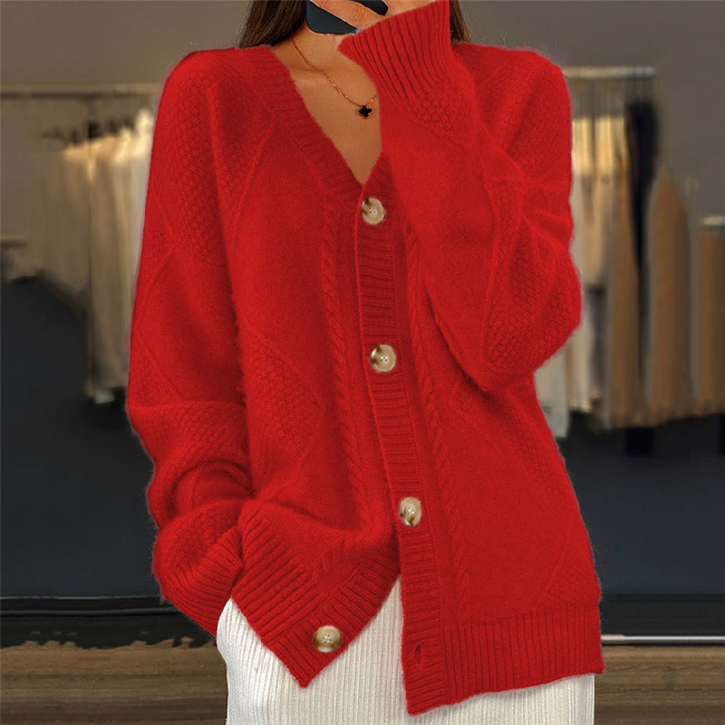 Ashleigh | Women's Knit Relaxed Cozy Cardigan