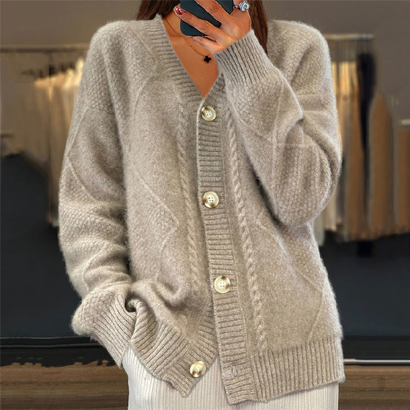 Ashleigh | Women's Knit Relaxed Cozy Cardigan