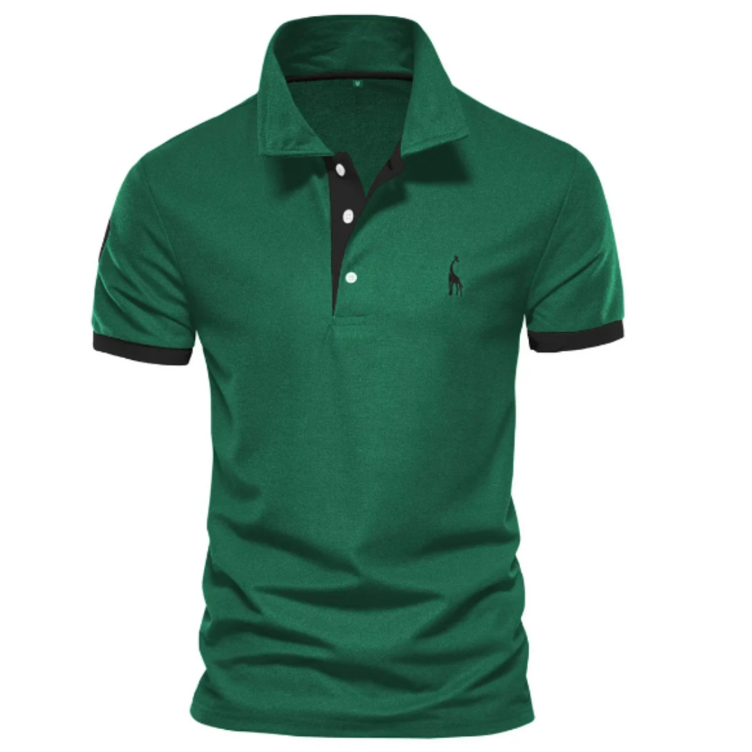 Alessandro | Men’s Contrast Trim Short Sleeve Polo Shirt