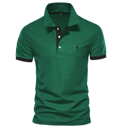Alessandro | Men’s Contrast Trim Short Sleeve Polo Shirt