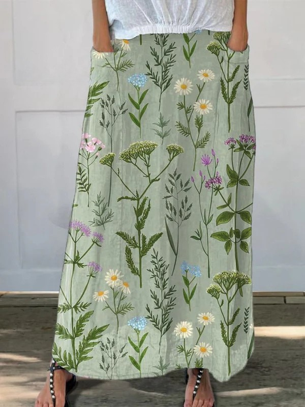 Gerlin | Spring Field Repeat Skirt
