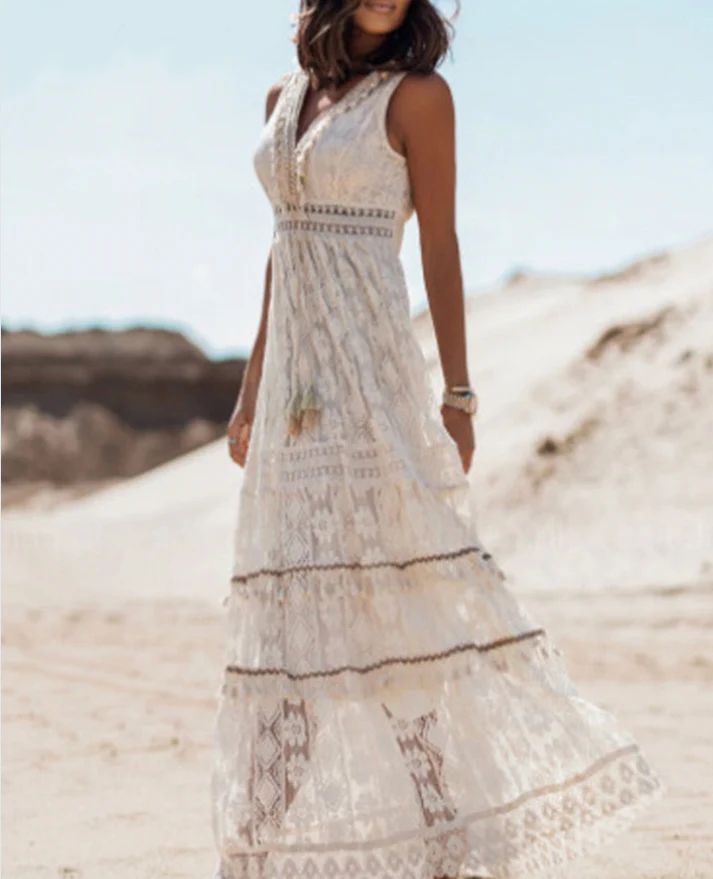Stefanie | Women's Boho Summer Maxi Dress