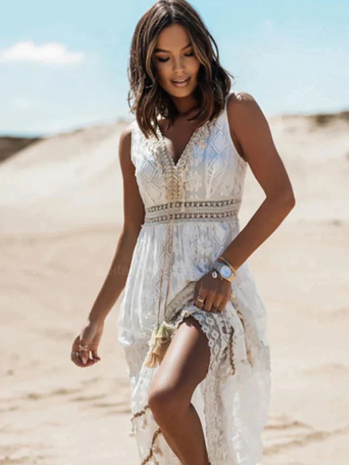 Stefanie | Women's Boho Summer Maxi Dress