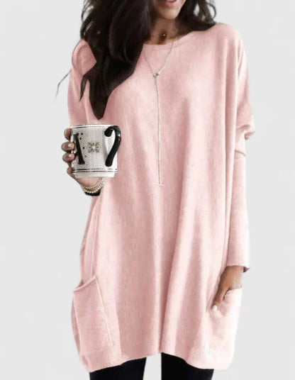 Karla | Women's Casual Tunikakleid with Long Sleeves