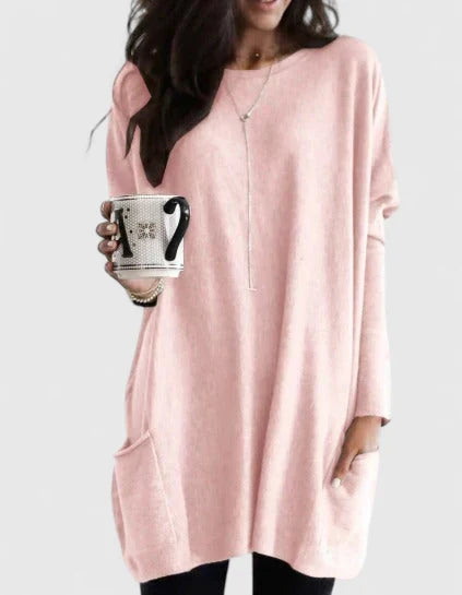 Karla | Women's Casual Tunikakleid with Long Sleeves