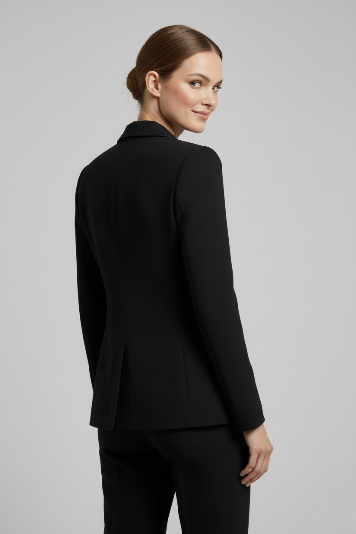 Julia | Women's Double-Breasted Blazer with Golden Buttons