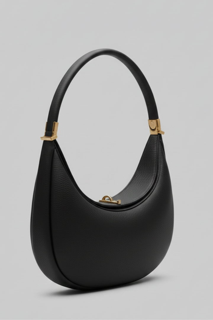 Isabella | Women's Classic Half Moon Shoulder Bag with a Strap