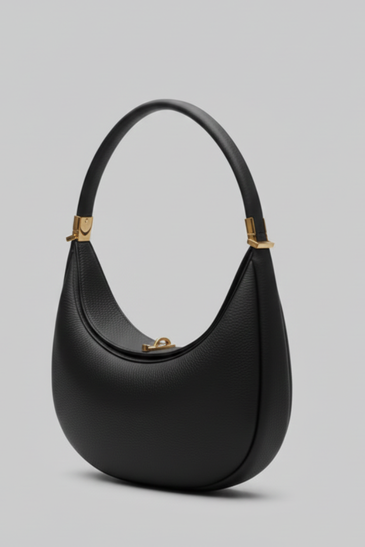 Isabella | Women's Classic Half Moon Shoulder Bag with a Strap