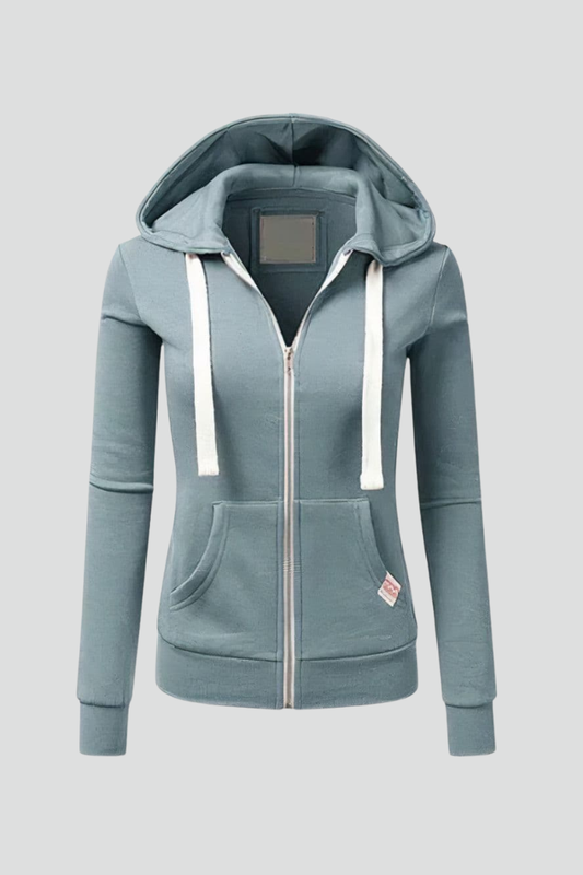 Amaryllis | Relaxed Winter Casual Zip-Up Hoodie