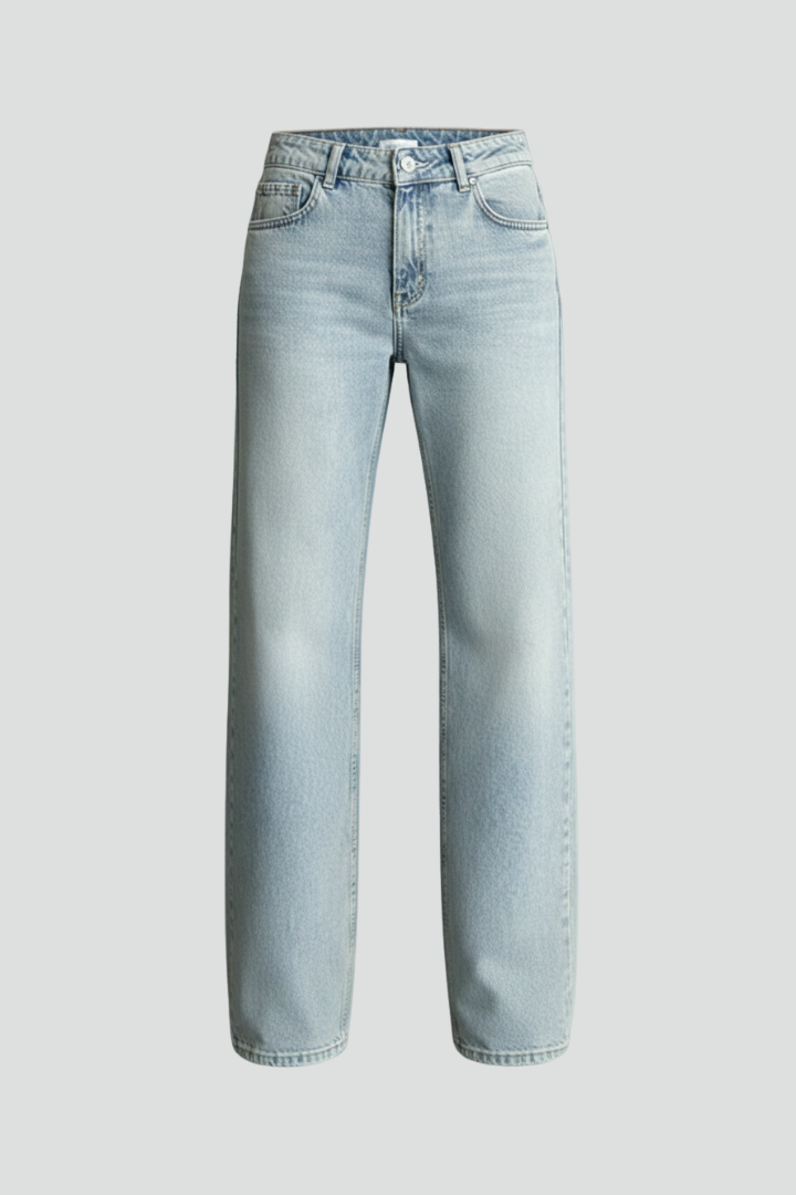 Bettina | Women's Casual Low-Waist Straight-Leg Denim Jeans