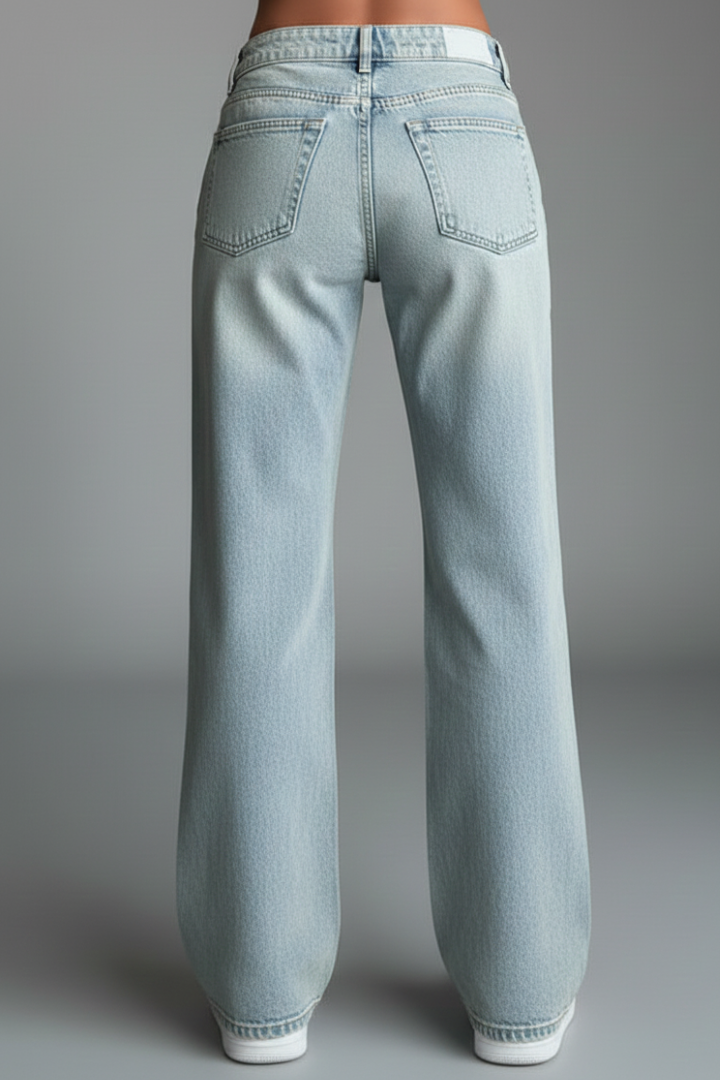 Bettina | Women's Casual Low-Waist Straight-Leg Denim Jeans