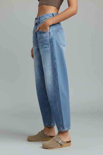 Carolin | Women's Casual Mid-Waist Denim Jeans