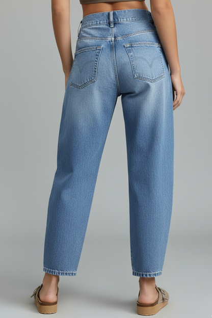 Carolin | Women's Casual Mid-Waist Denim Jeans