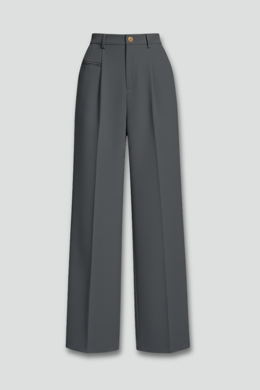 Petronilla | Women's Wide-Leg Pleated Summer Trousers