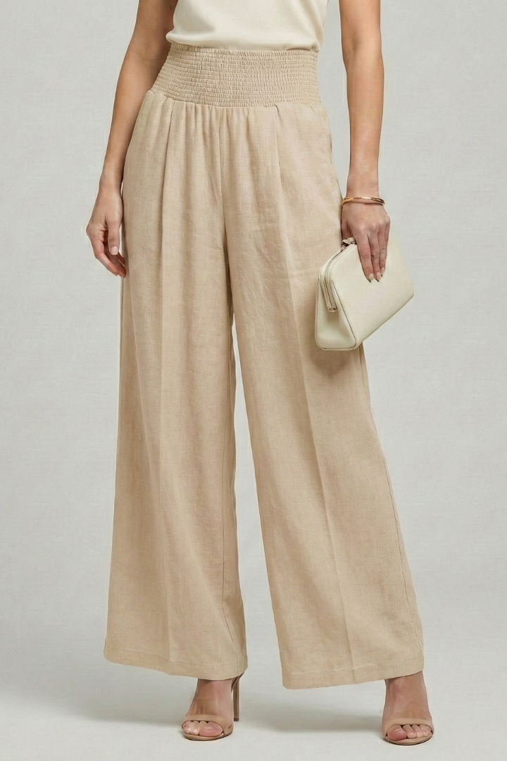 Hayley | Women's High-Waist Relaxed Summer Pants