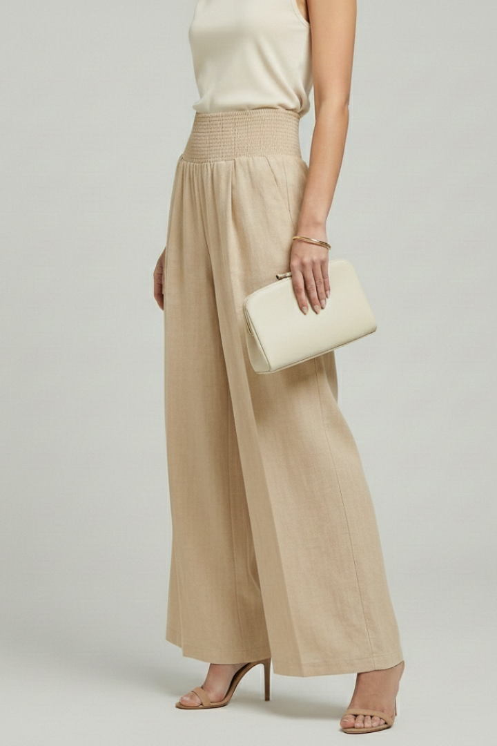 Hayley | Women's High-Waist Relaxed Summer Pants