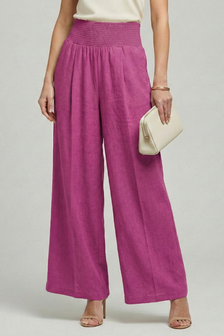 Hayley | Women's High-Waist Relaxed Summer Pants