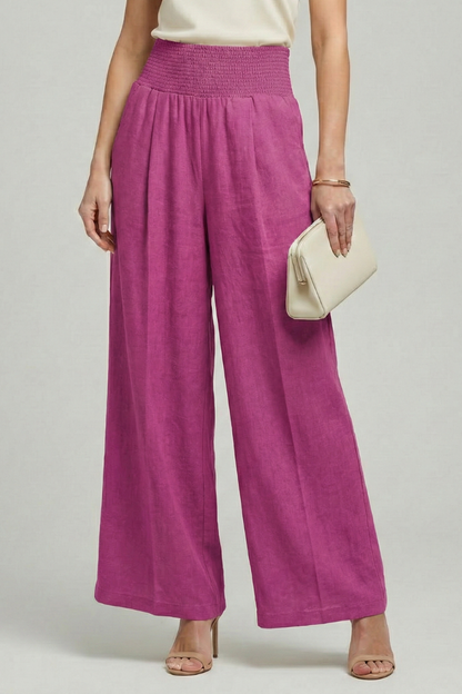Hayley | Women's High-Waist Relaxed Summer Pants
