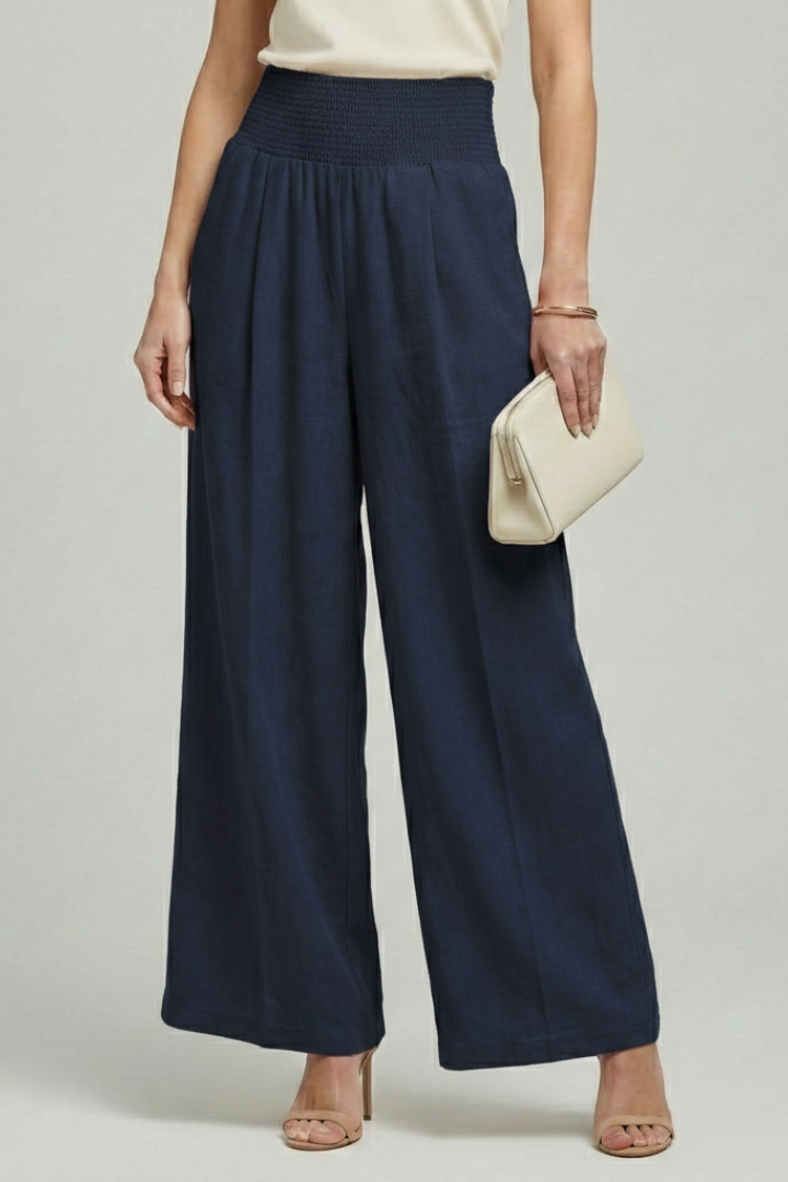 Hayley | Women's High-Waist Relaxed Summer Pants