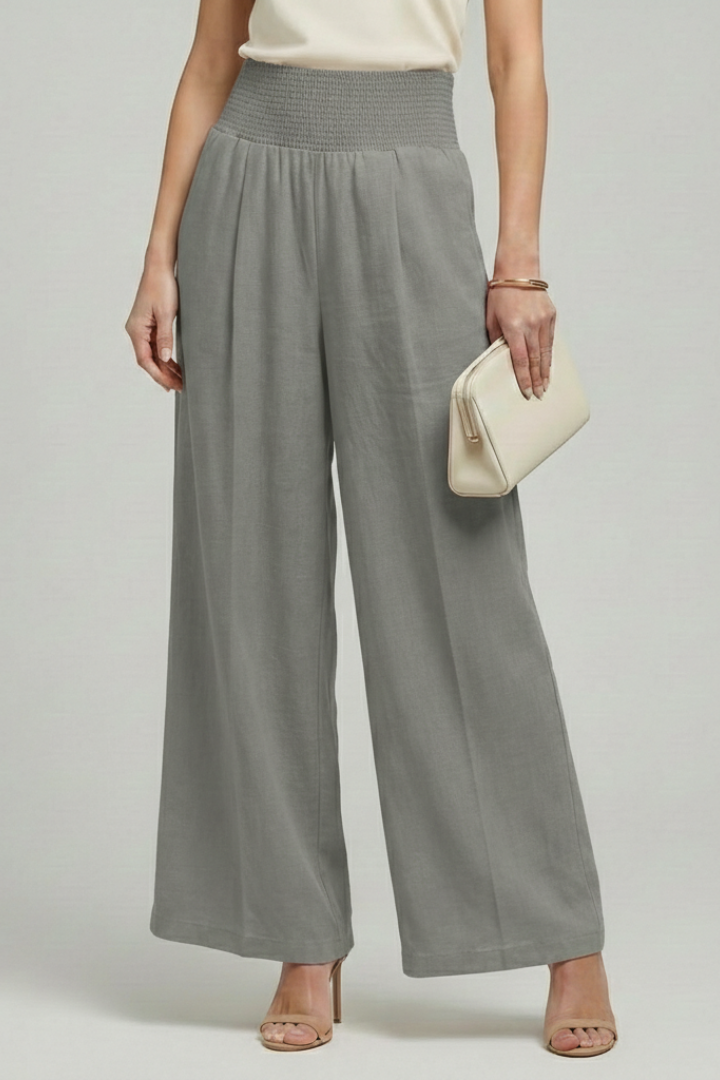 Hayley | Women's High-Waist Relaxed Summer Pants