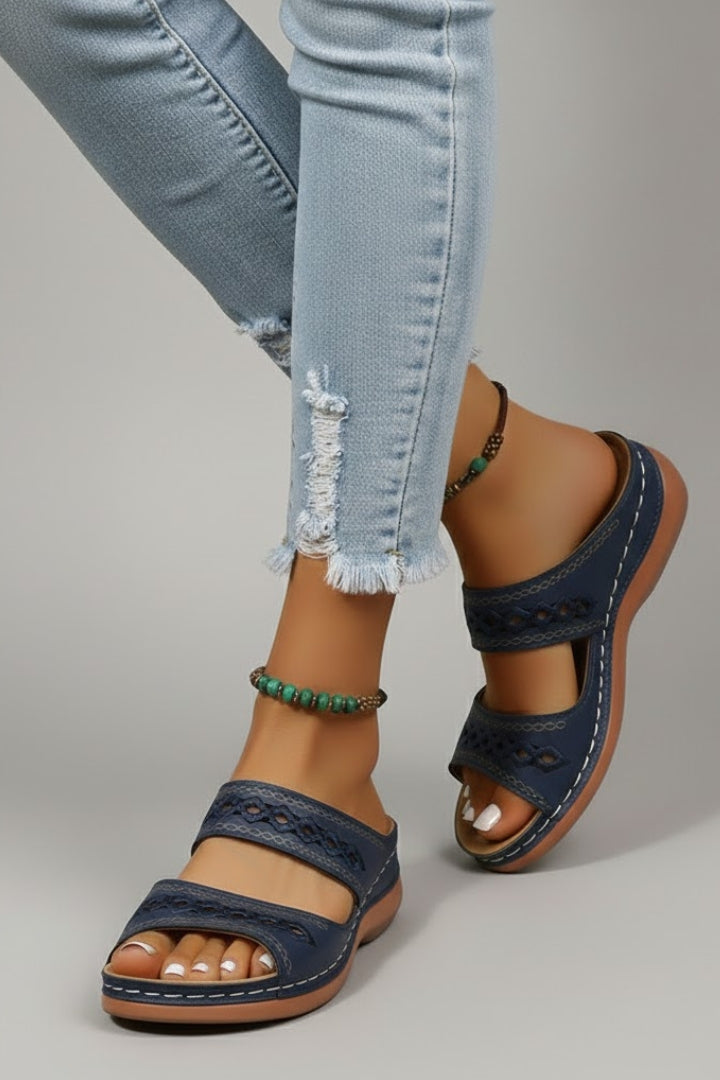 Grace | Women's Relaxed Summer Slides Double