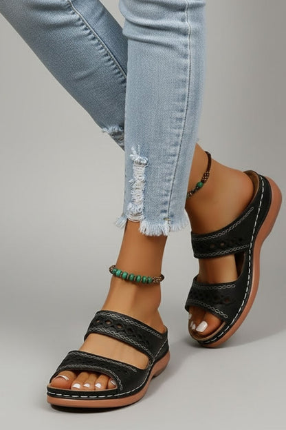 Grace | Women's Relaxed Summer Slides Double
