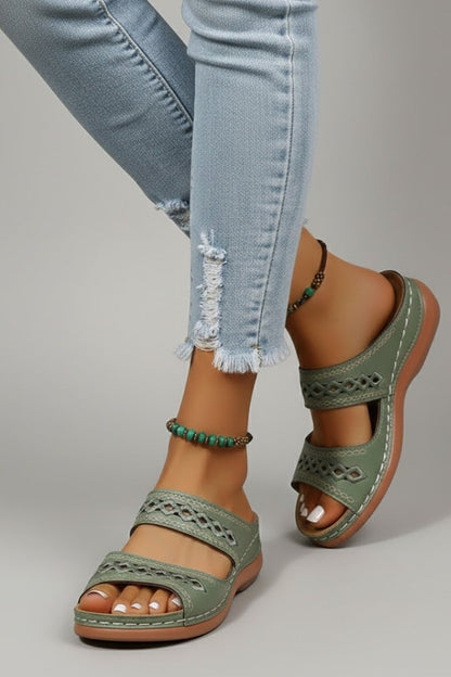 Grace | Women's Relaxed Summer Slides Double