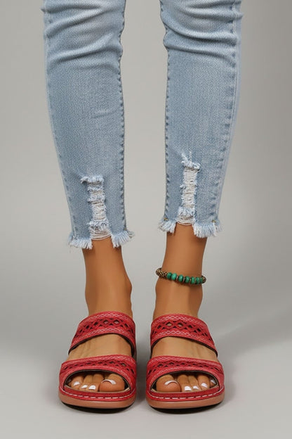 Grace | Women's Relaxed Summer Slides Double