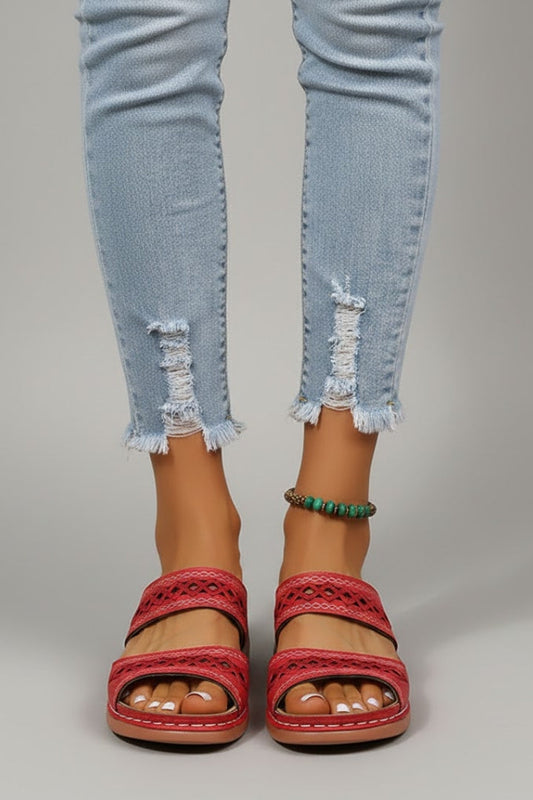Grace | Women's Relaxed Summer Slides Double