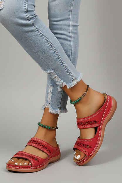 Grace | Women's Relaxed Summer Slides Double