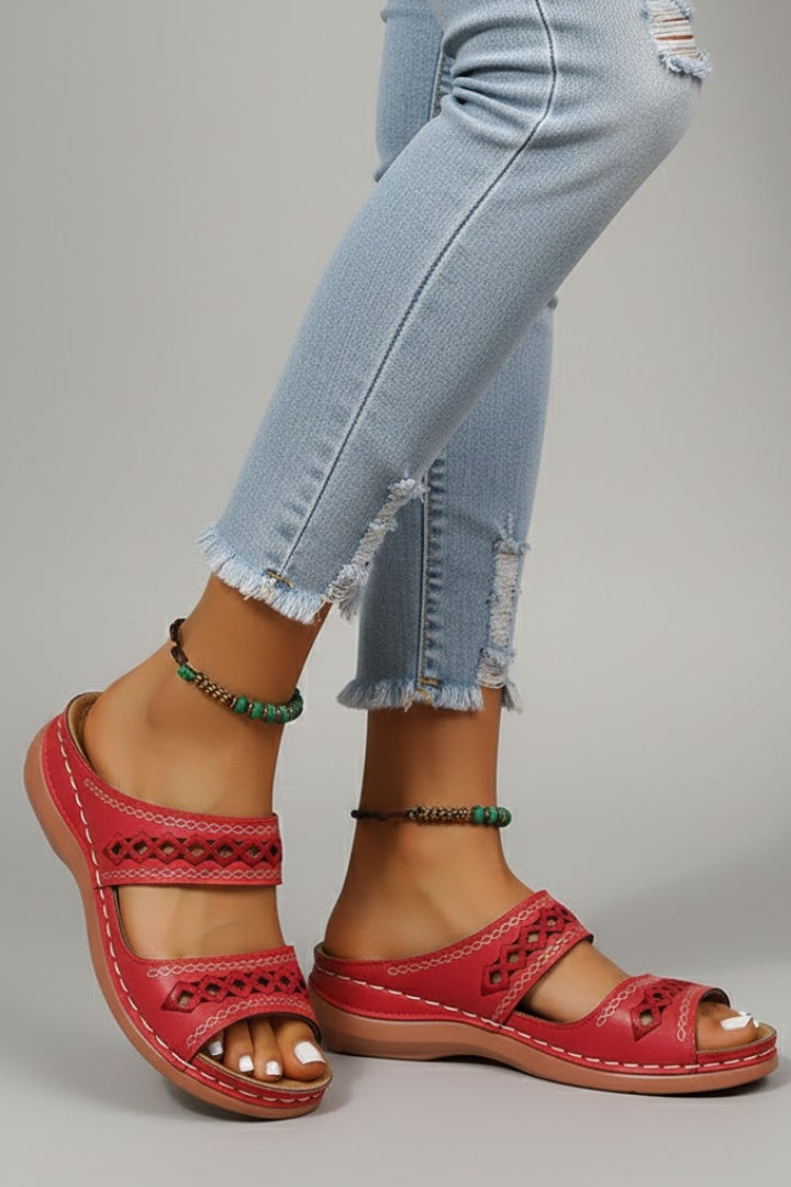 Grace | Women's Relaxed Summer Slides Double