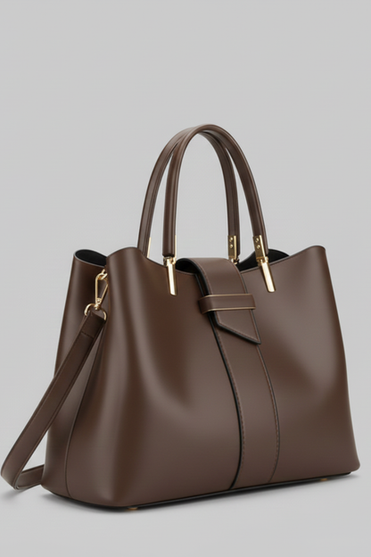 Jasmin | Women's Structured Shoulder Bag with Handles and Strap