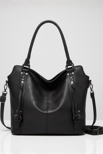 Jana | Women's Classic Tote Bag with Doppelten Handles and Zip