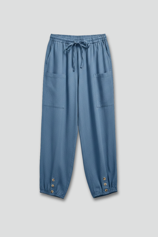 Albinia | Women's Relaxed Straight-Leg Summer Trousers
