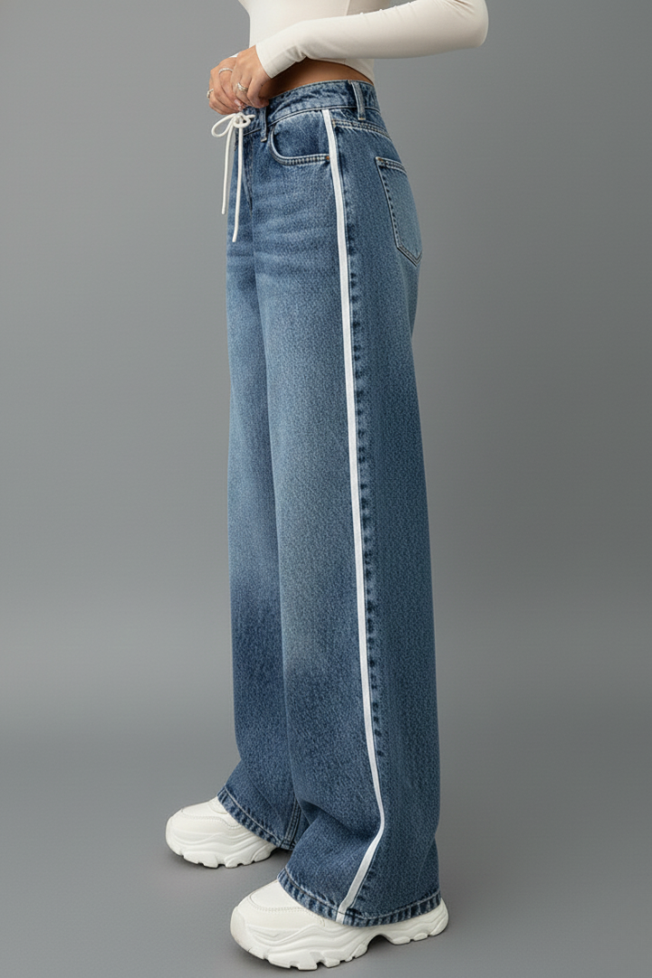 Phoebe | Women's Wide-Leg Relaxed Summer Jeans