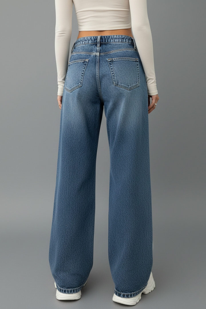 Phoebe | Women's Wide-Leg Relaxed Summer Jeans
