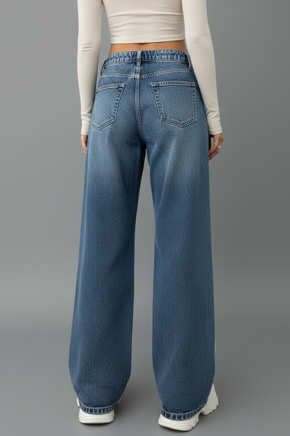 Phoebe | Women's Wide-Leg Relaxed Summer Jeans