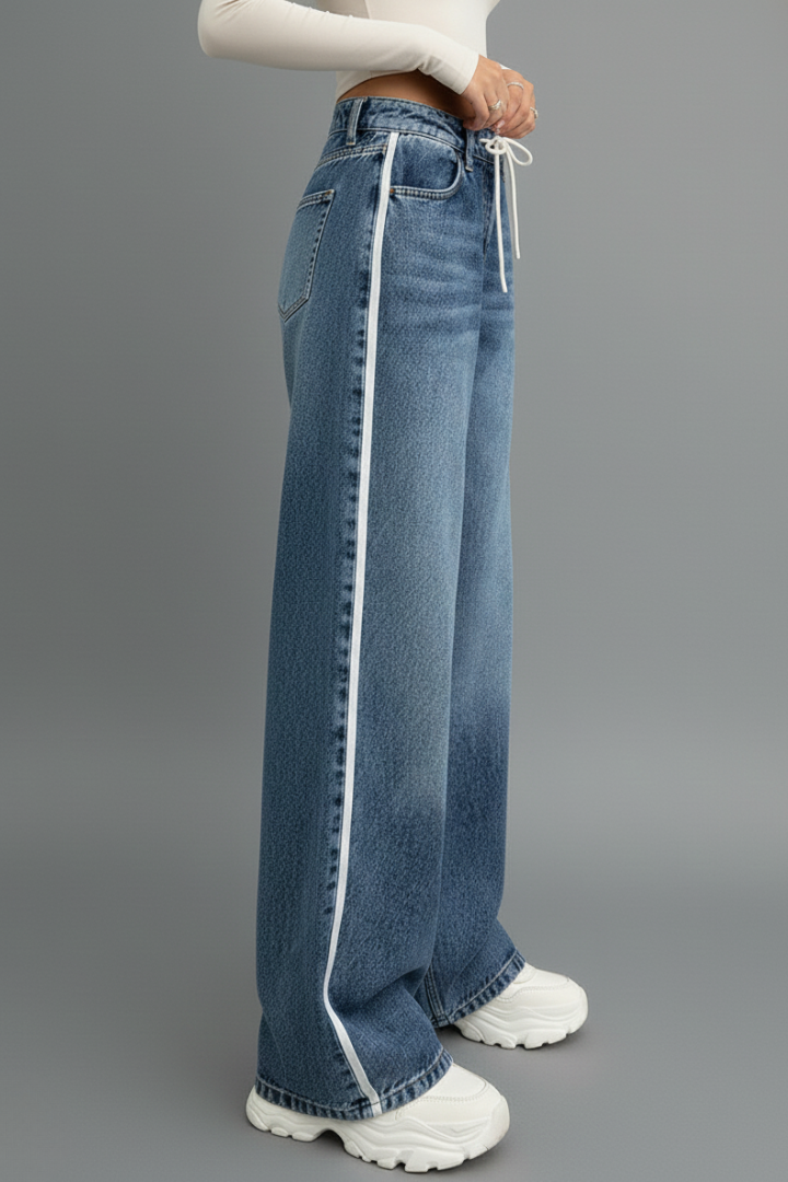 Phoebe | Women's Wide-Leg Relaxed Summer Jeans