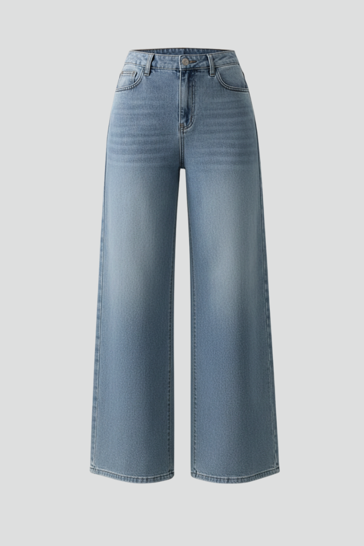 Annika | Women's High-Rise Wide-Leg Denim Jeans