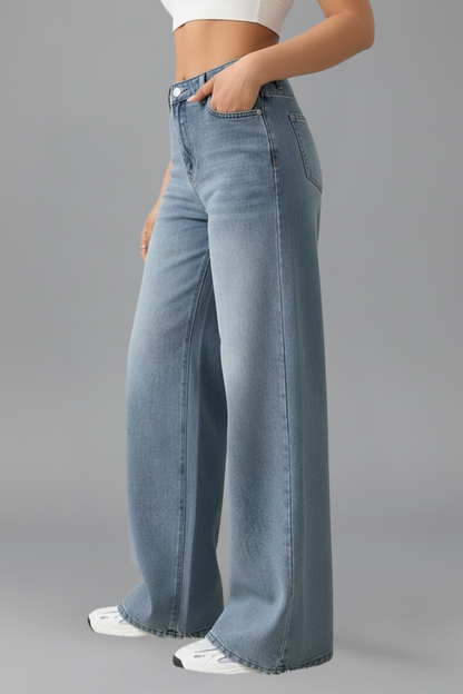 Annika | Women's High-Rise Wide-Leg Denim Jeans