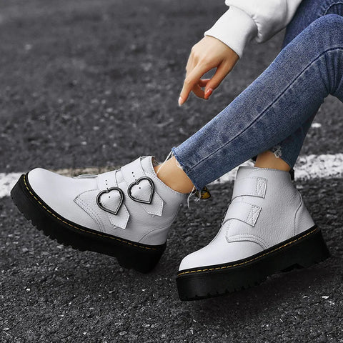 Gabriela | Women's Fashionable Ankle Boots with Chunky Sole