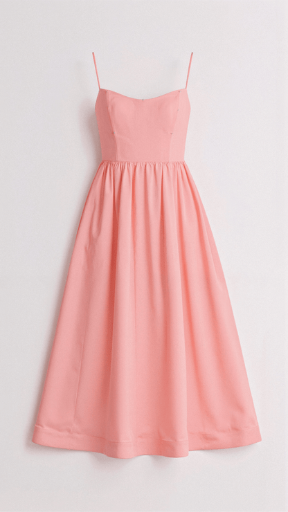 Regine | Women's A-Linien-Midi Dress in Ascot-Style