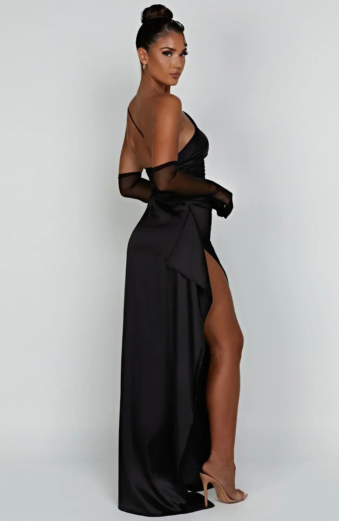 Petra | Women's One-Shoulder Maxi Dress with Slit